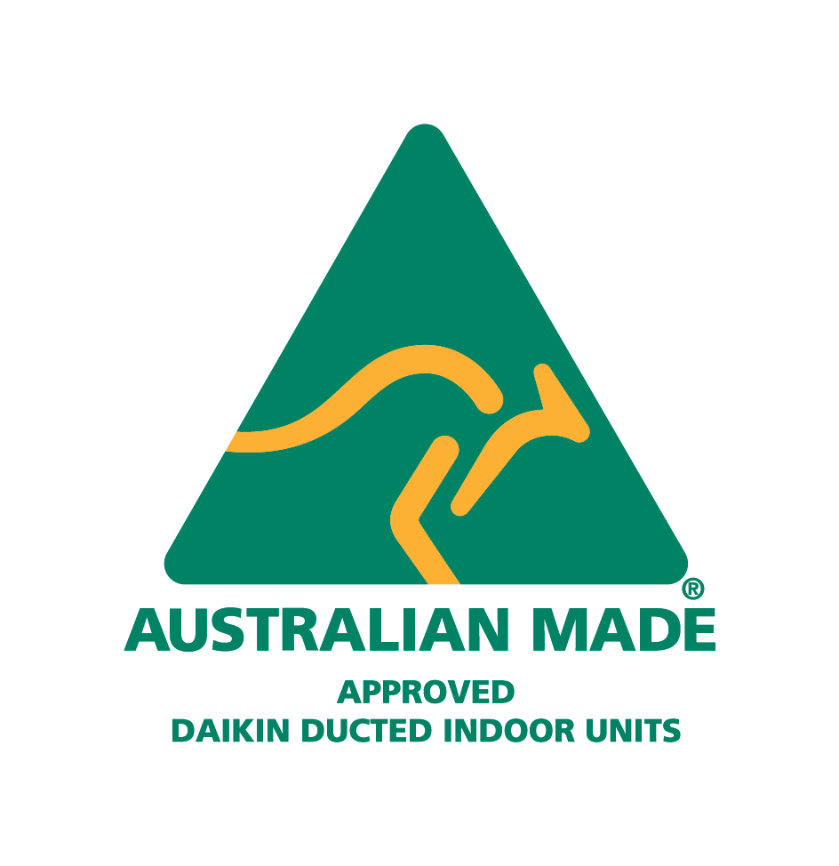 Australian Made approved, Daikin ducted indoor units
